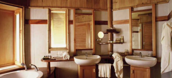 Как сделать ванную комнату в деревянном доме