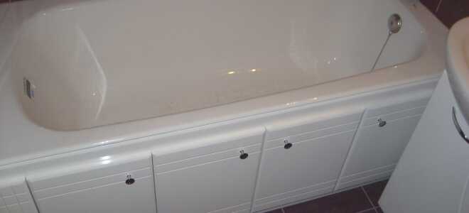 Экраны под ванну: виды, установка, материалы