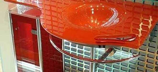 Стильное, современное и уникальное дизайнерское решение! Стеклянная мебель для ванной комнаты