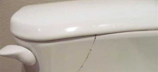 Срочно нужна помощь: сильно повреждена крышка для бачка унитаза, что делать?