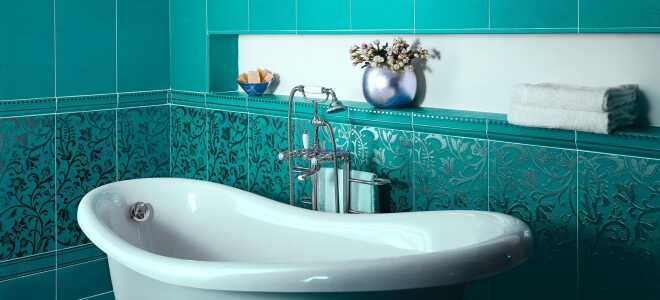 Плитка для ванной комнаты — идеи дизайна