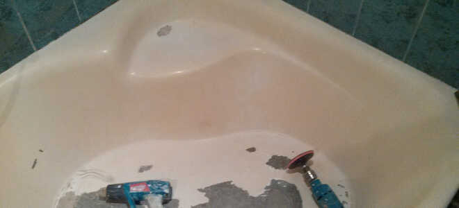 Как отреставрировать ванну с помощью жидкого акрила