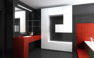 Нюансы дизайна ванной в стиле хай-тек