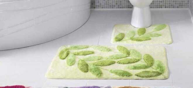 Как сделать коврик для ванной своими руками