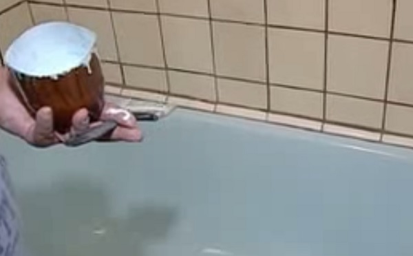 красим БУ ванну с помощью акрила в домашних условиях