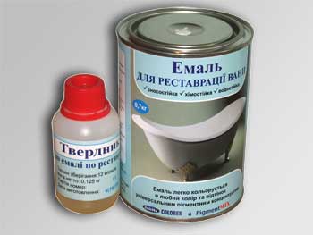 Эмаль для реставрации ванны