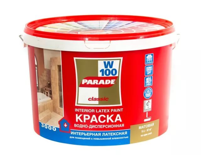 Латексные краски - хороши для влажных помещений