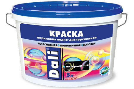Влагостойкая акриловая краска для потолка ванной