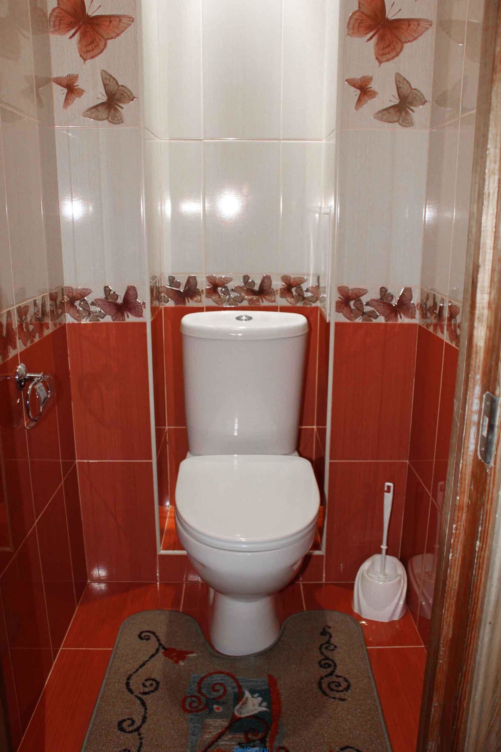 Кафель в туалете дизайн